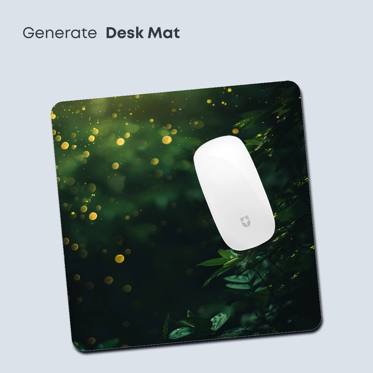 Enchanted Forest Glow: Mystical Bokeh and Verdant Leaves - Image 4