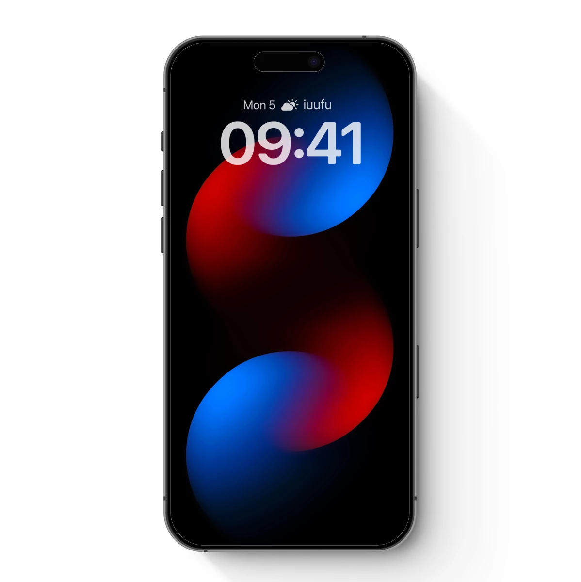 Interlocking Spheres: Red and Blue Harmony