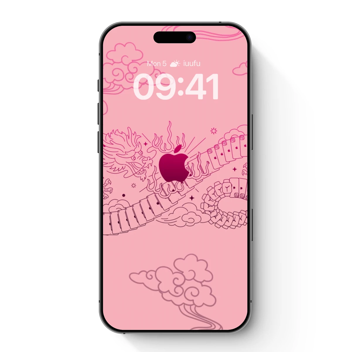 Dragon Apple: Mythical Tech Fusion Art