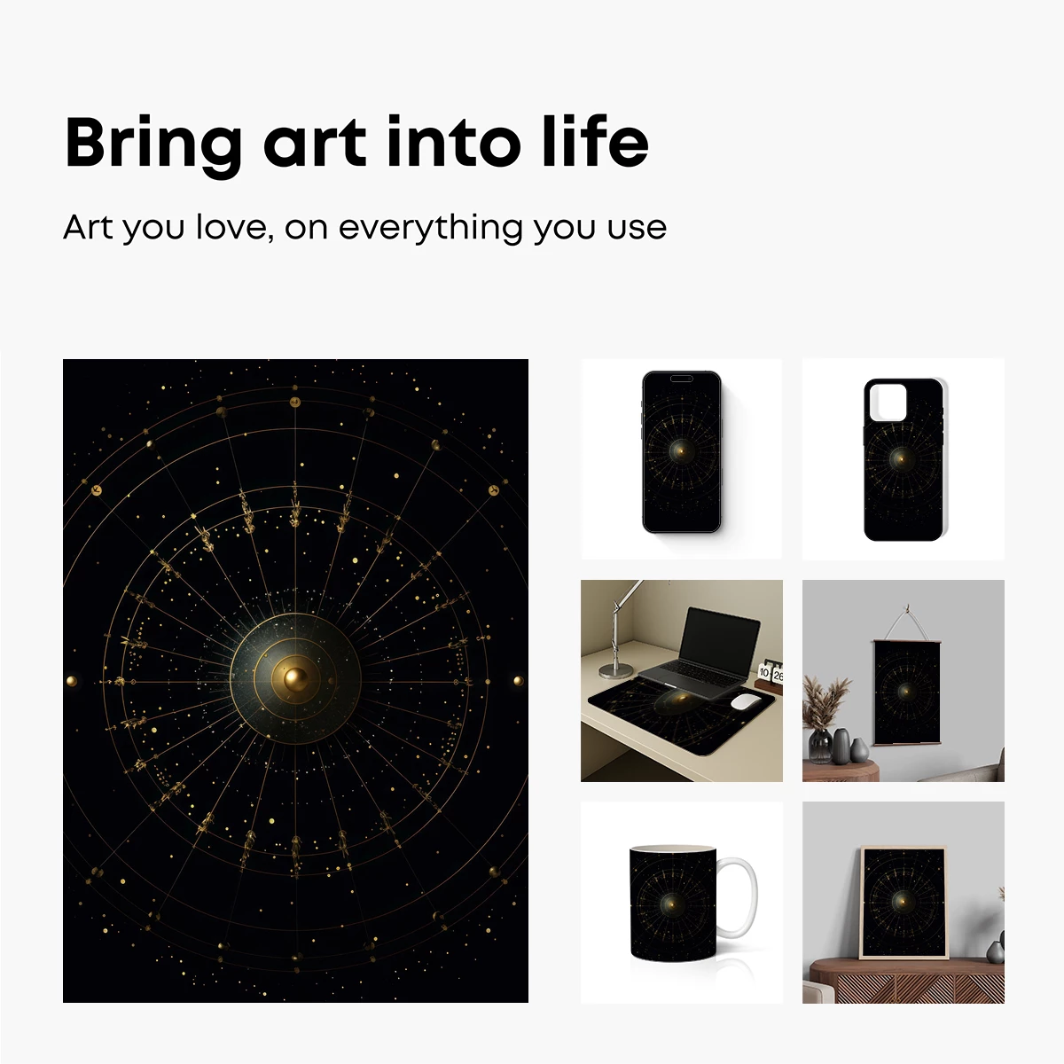 Golden Celestial Mandala - Image 2