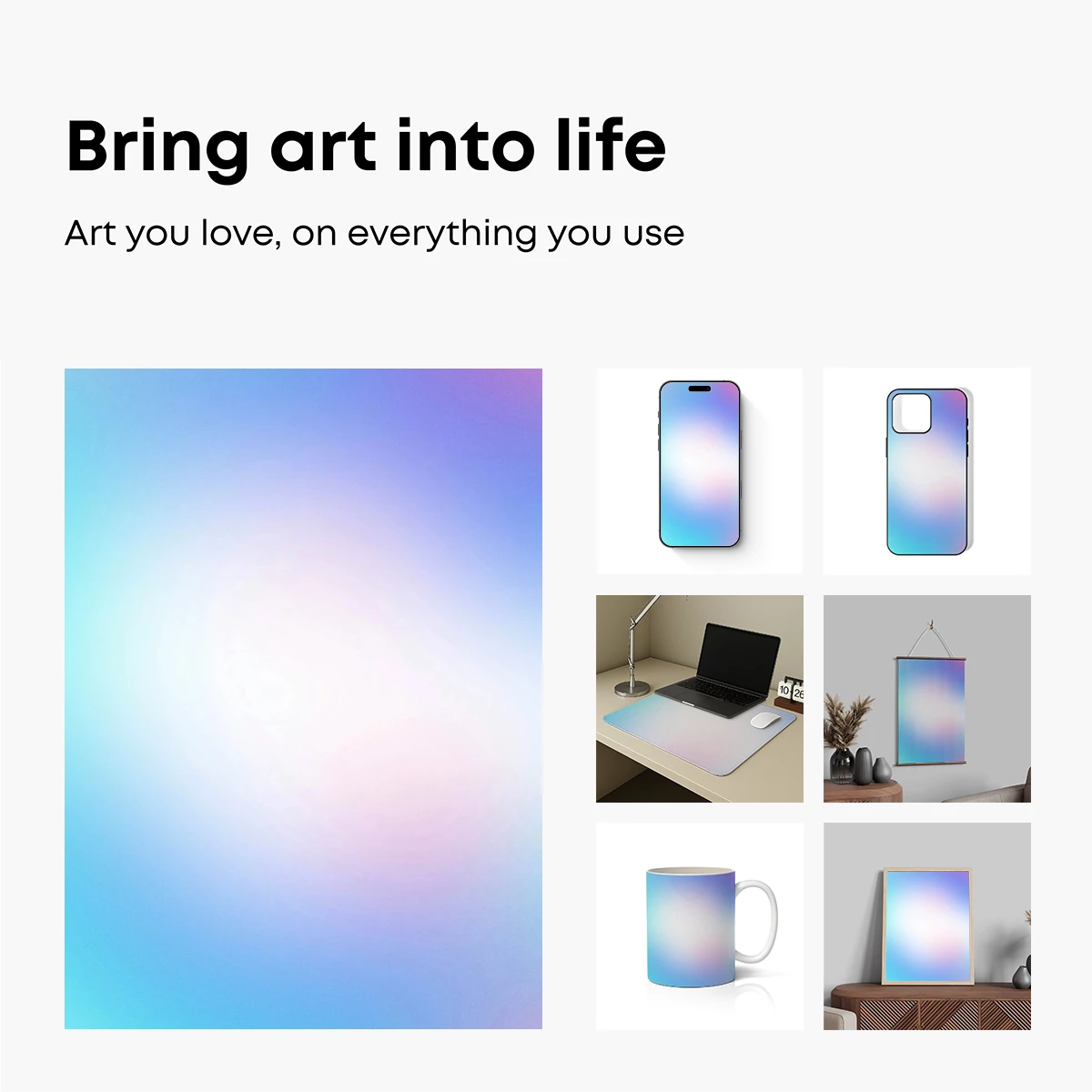 Ethereal Gradient Glow: A Symphony of Pastel Hues - Image 2