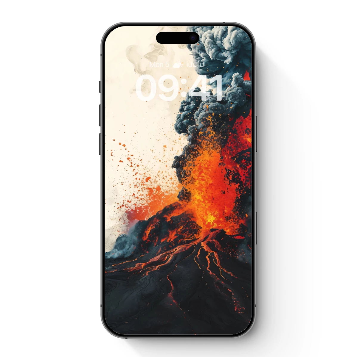 Erupting Inferno: Lava's Dance with Ash