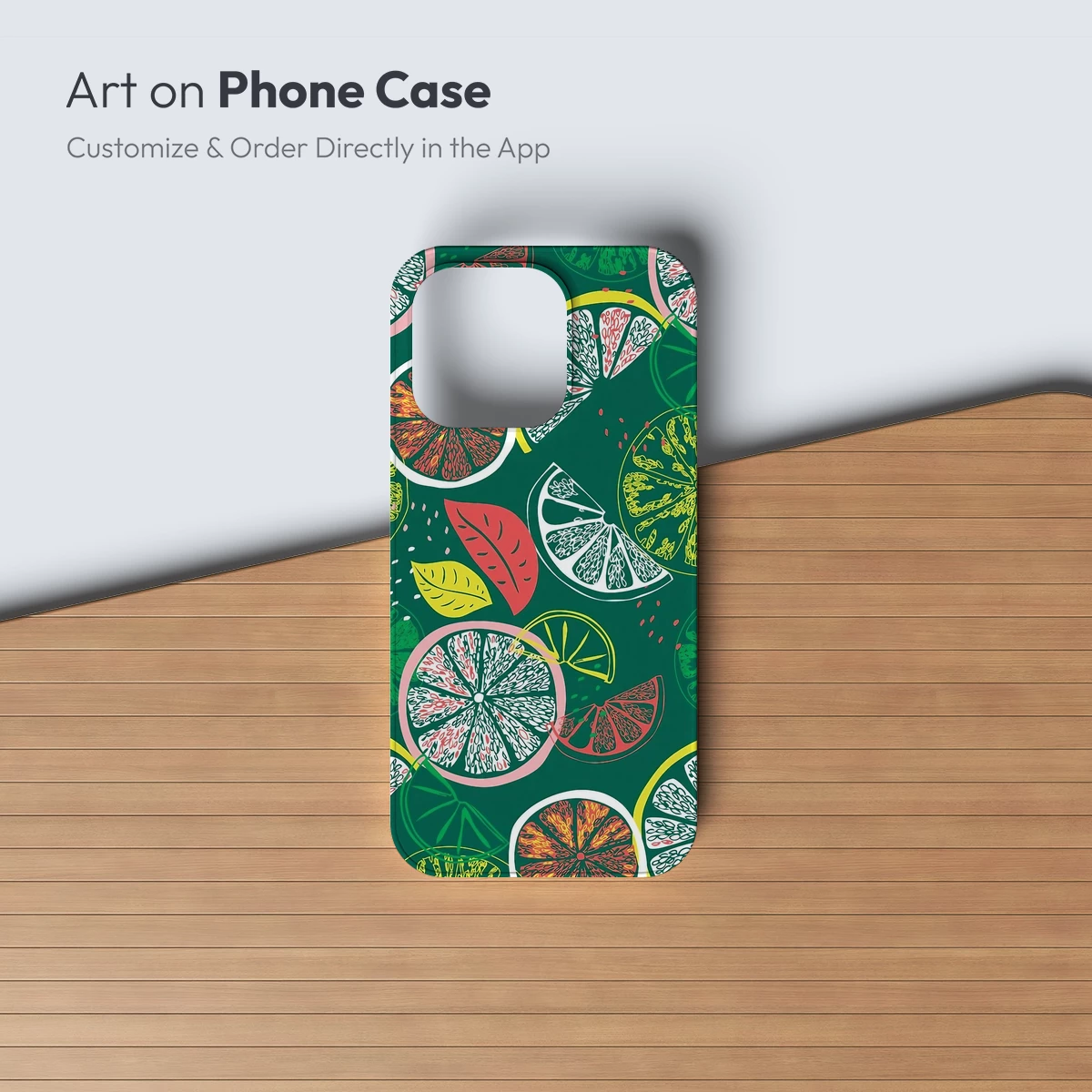 Citrus Slice Symphony: Vibrant Fruits in Abstract Harmony - Image 3