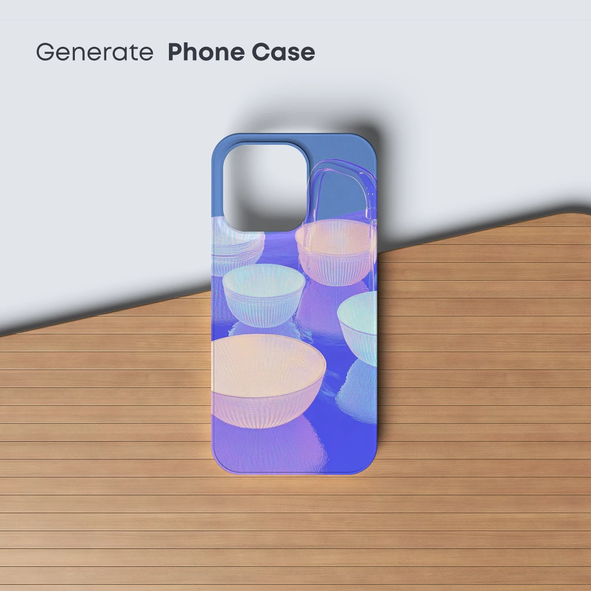 Illuminated Glass Bowls: A Symphony in Blue and Light - Image 3