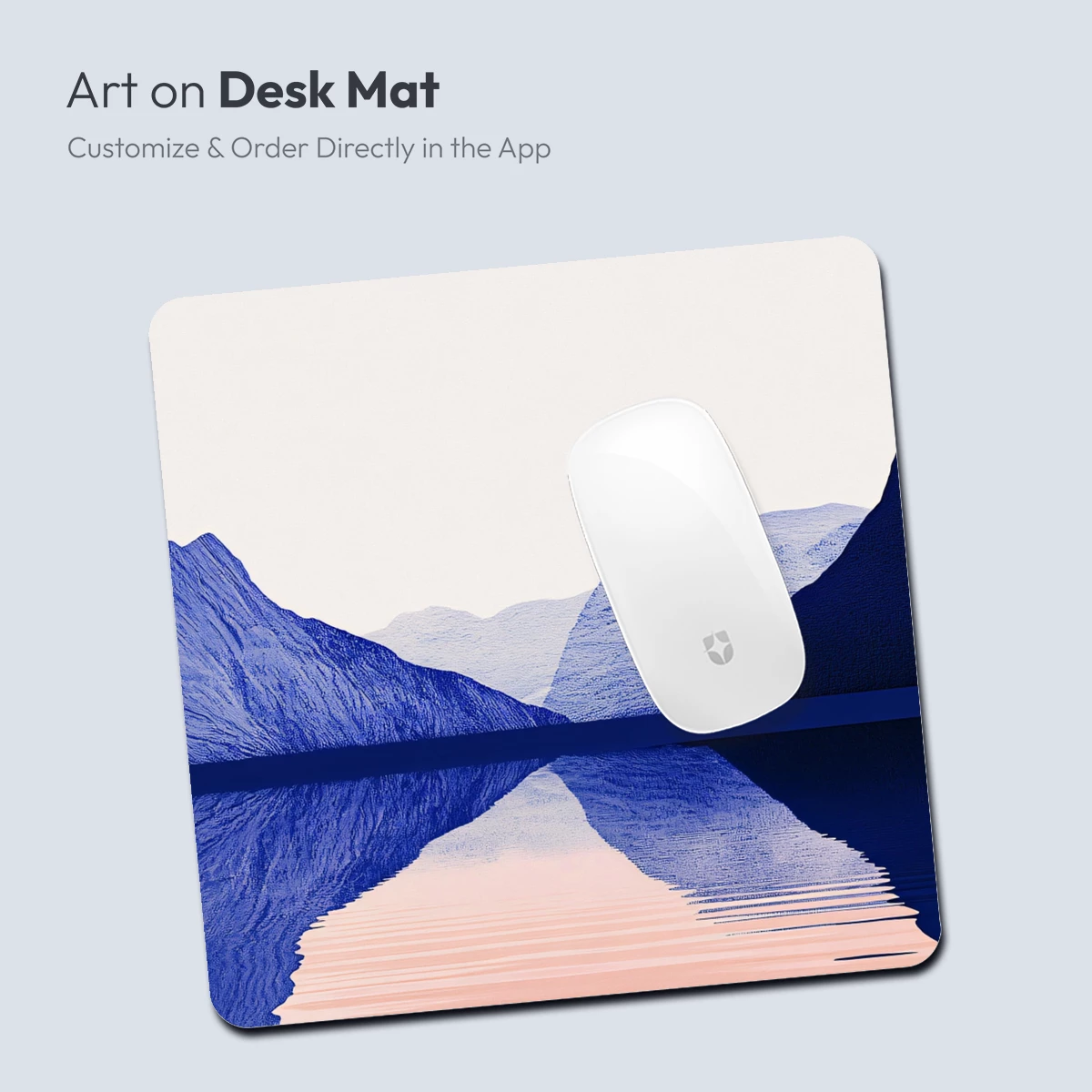 Echoing Peaks: Abstract Mountain Reflections - Image 4