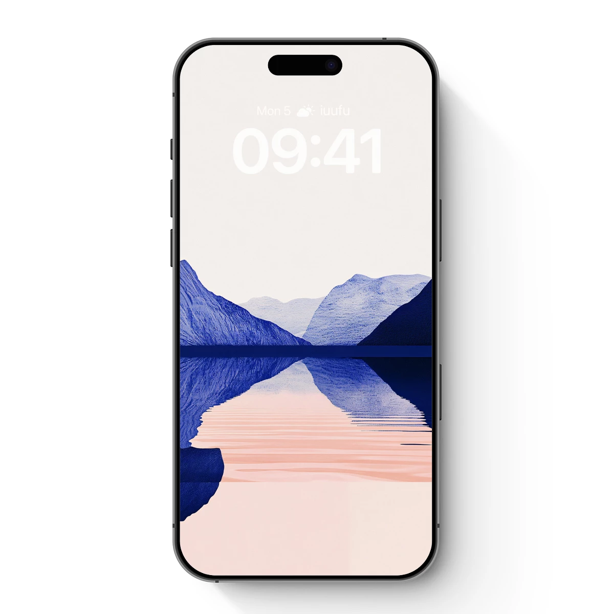 Echoing Peaks: Abstract Mountain Reflections