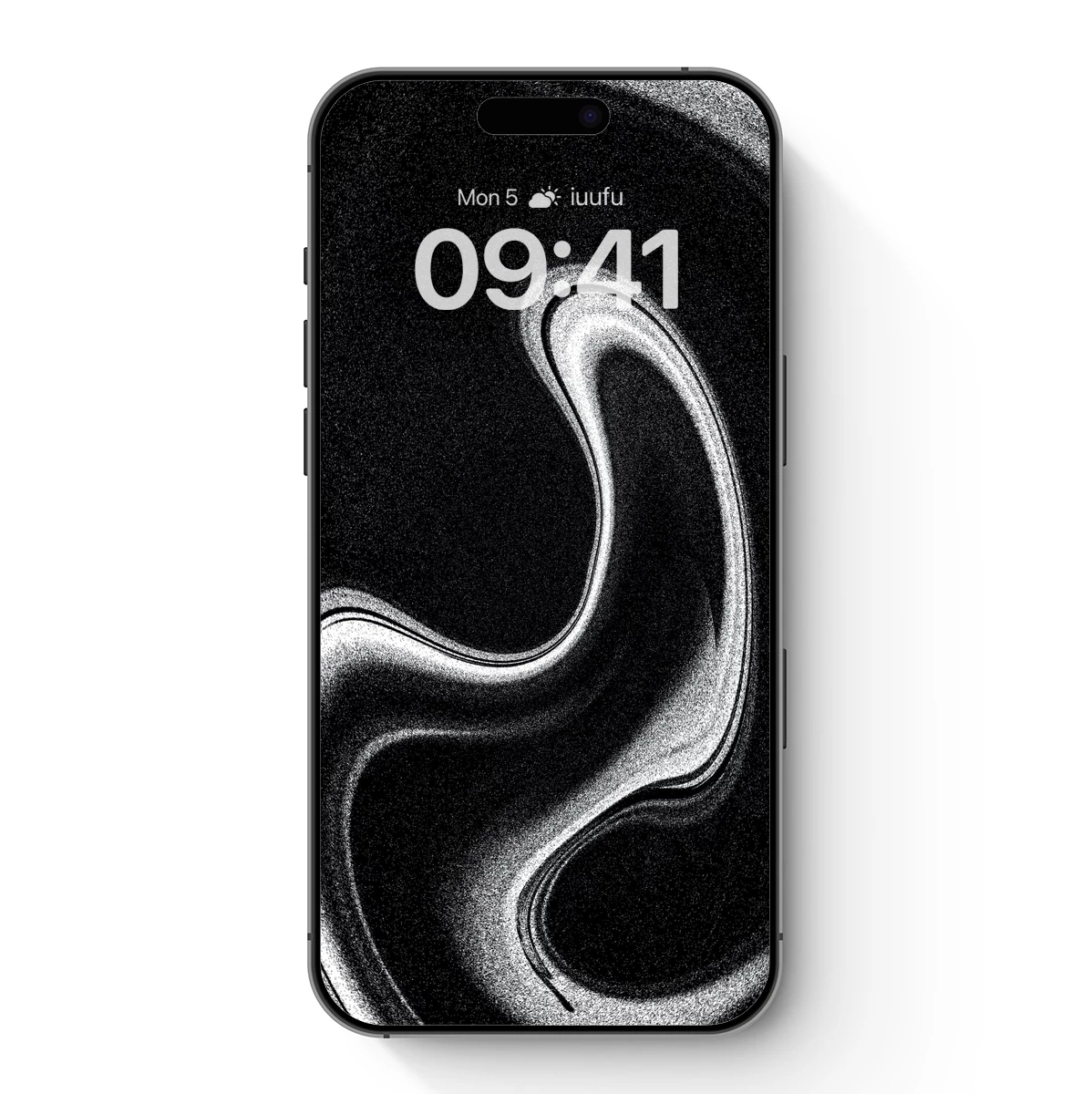 Ethereal Swirls: Monochrome Abstract Flow