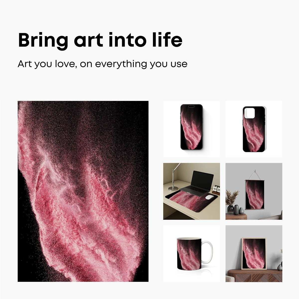 Crimson Powder Cascade - Image 2