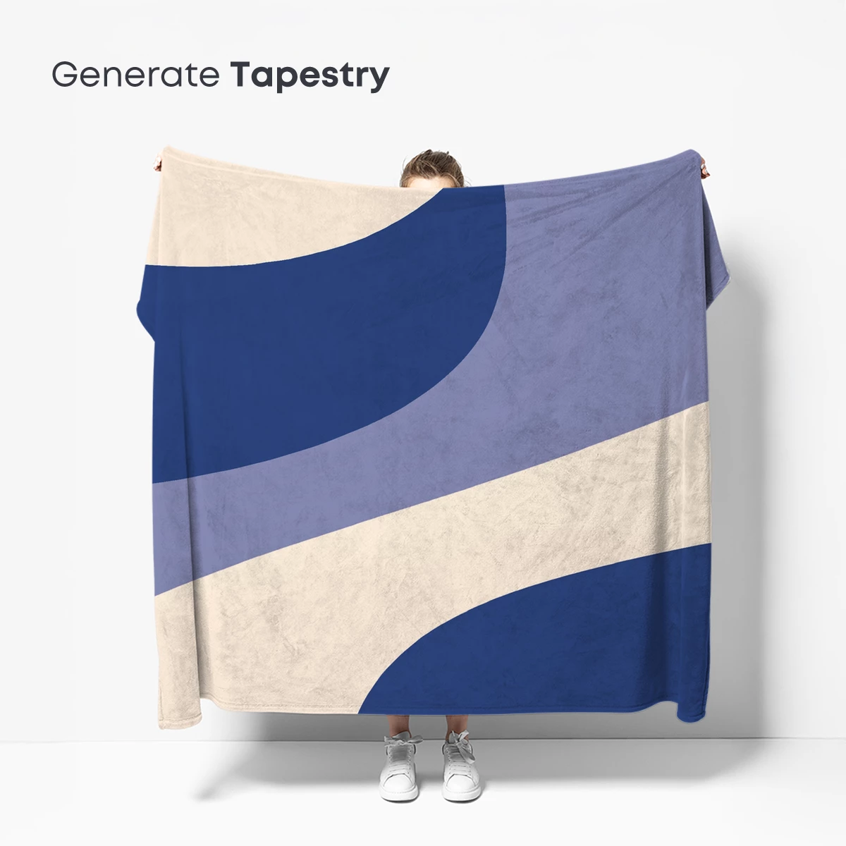 Abstract Ocean Waves in Serene Blues - Image 5