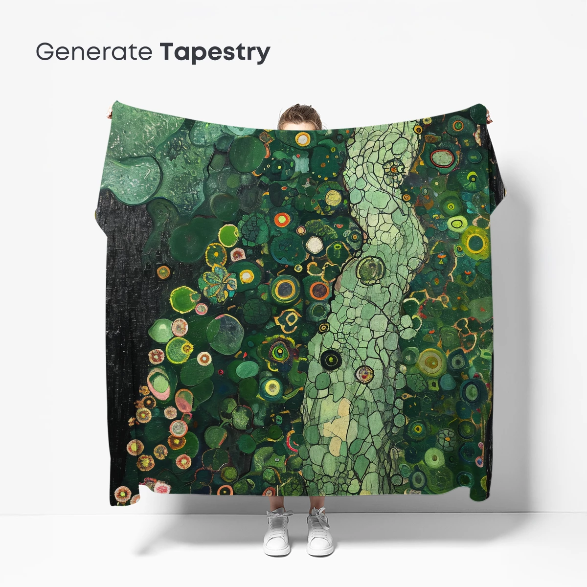 Klimt's Forest Whispers: A Tapestry of Nature's Circles - Image 5