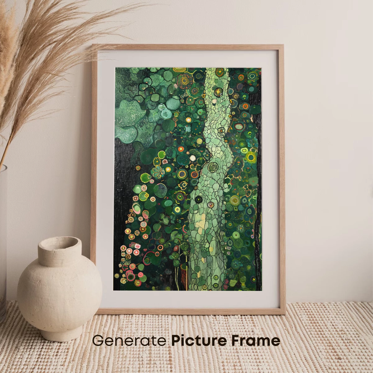 Klimt's Forest Whispers: A Tapestry of Nature's Circles - Image 7
