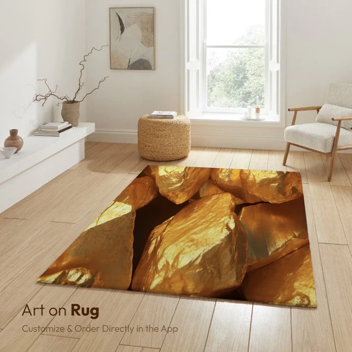 Golden Nuggets: Radiant Wealth in Crystalline Form - Image 6