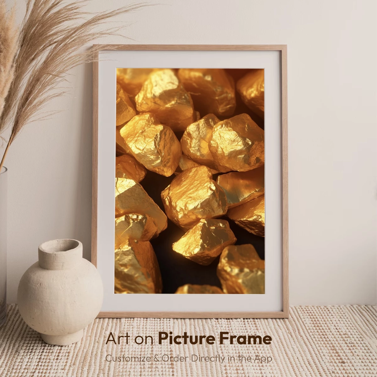 Golden Nuggets: Radiant Wealth in Crystalline Form - Image 7