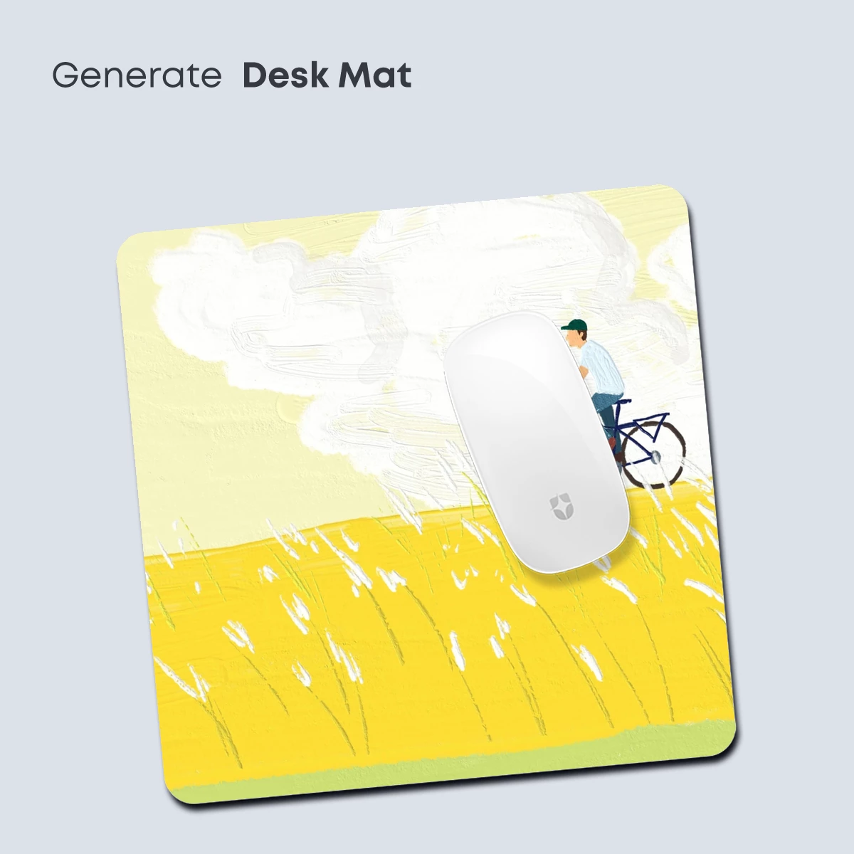 Cyclist in the Golden Fields - Image 4