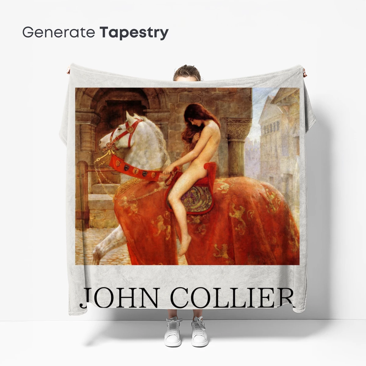 Godiva's Noble Ride: John Collier's Timeless Elegance - Image 5