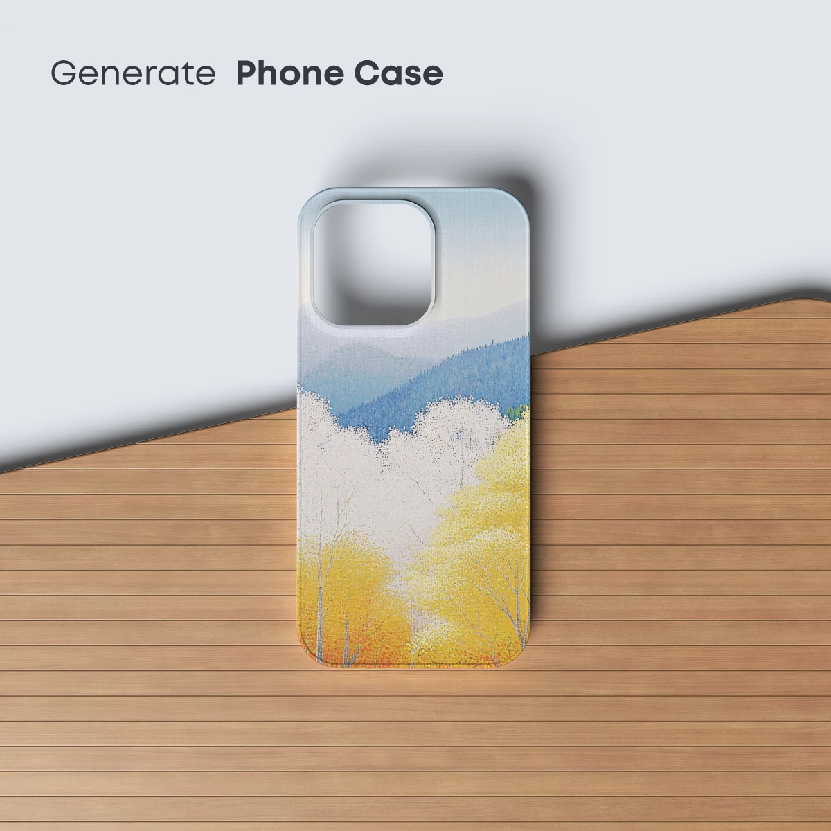 Autumnal Symphony in Dots: A Pointillist Forest - Image 3