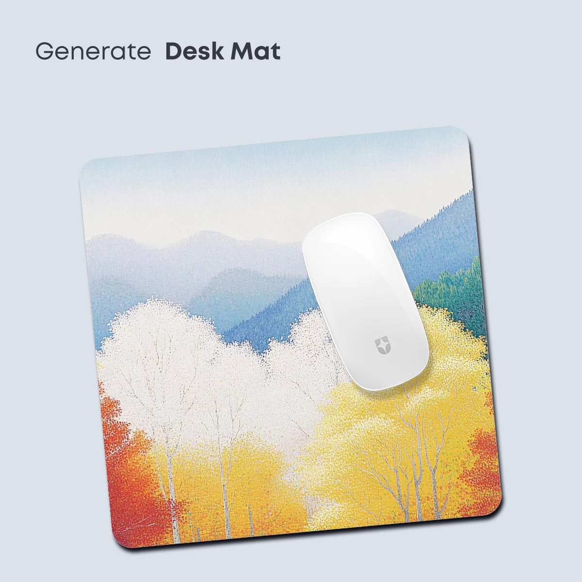 Autumnal Symphony in Dots: A Pointillist Forest - Image 4