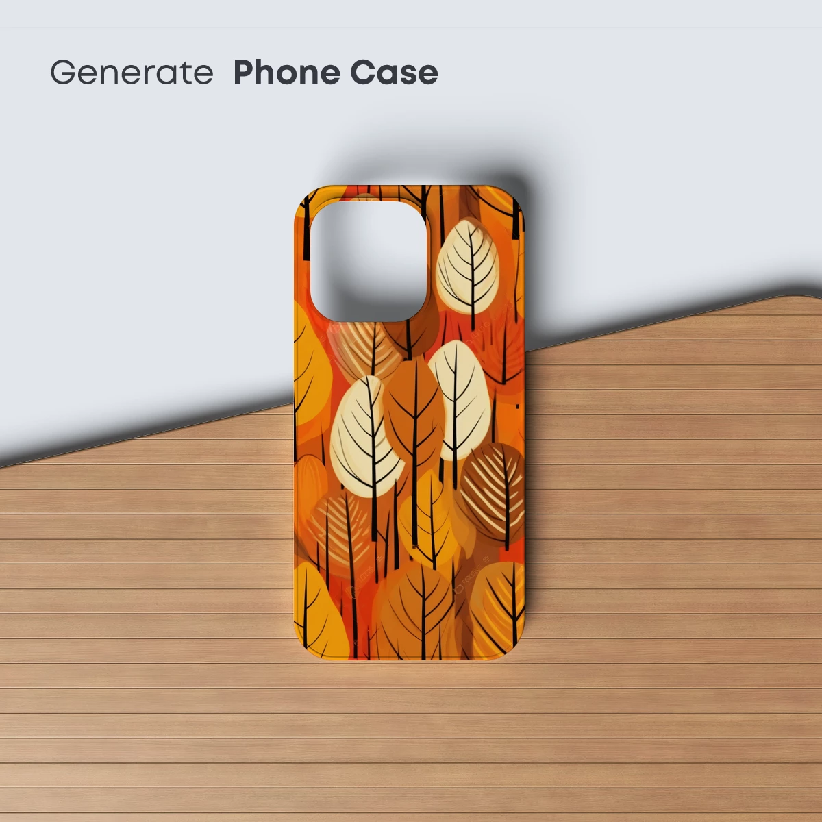 Autumnal Leaf Symphony: Abstract Forest Palette - Image 3