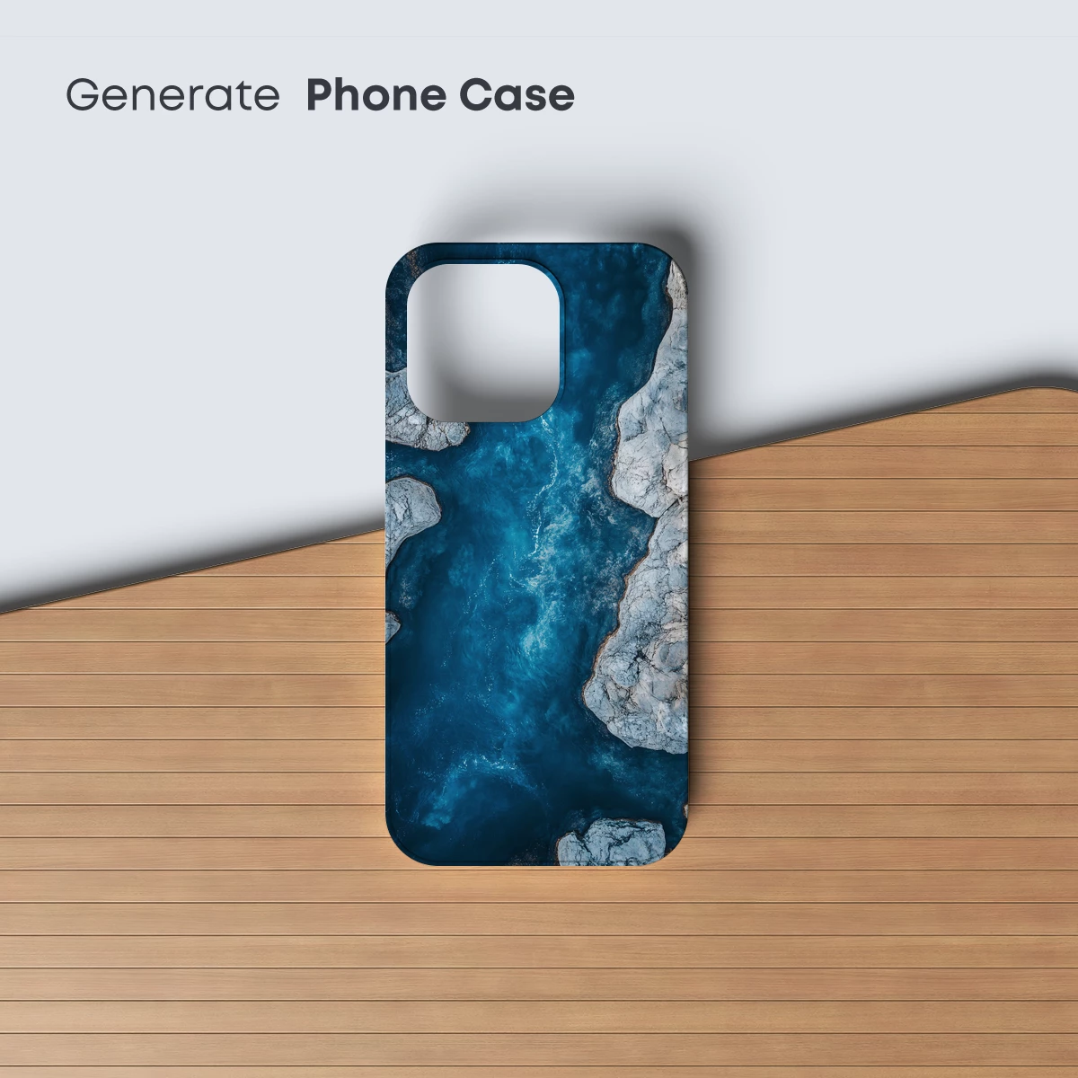 Azure Abyss: Rock and Water Harmony - Image 3