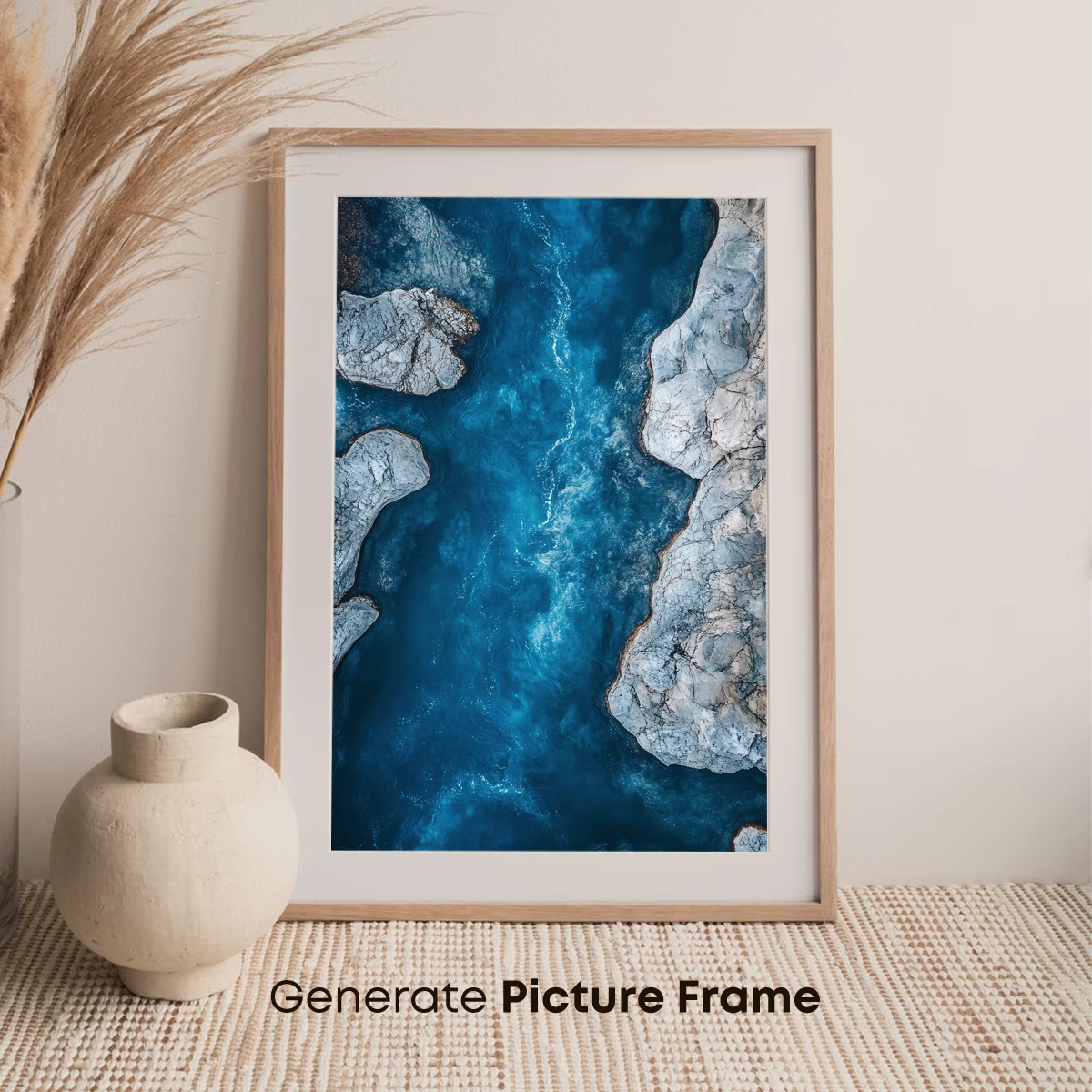 Azure Abyss: Rock and Water Harmony - Image 7