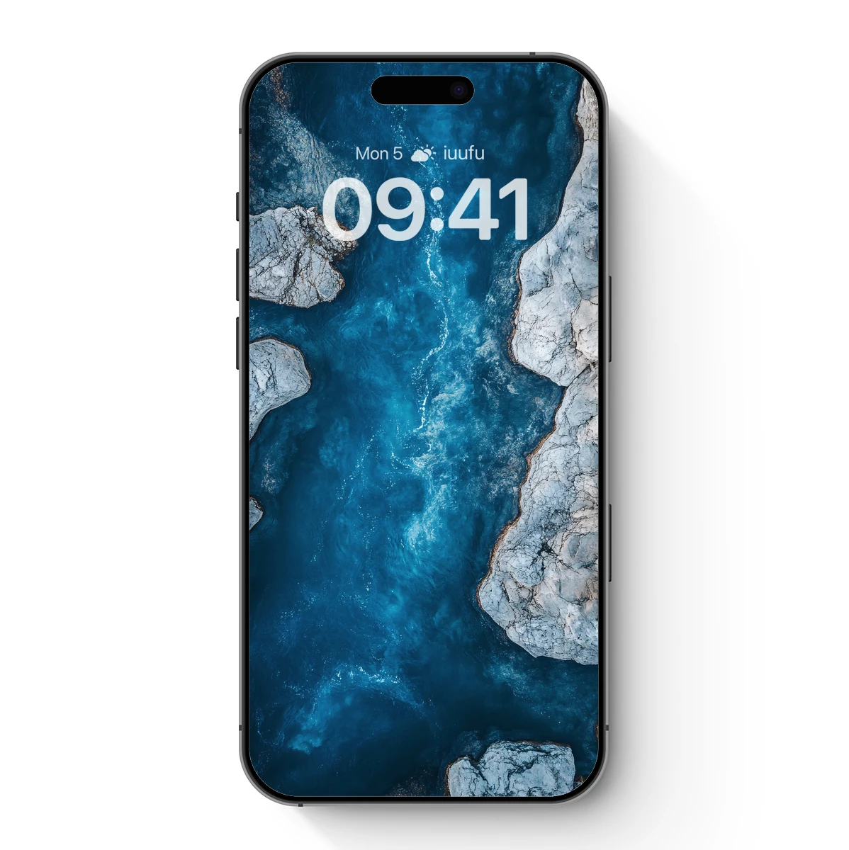 Azure Abyss: Rock and Water Harmony