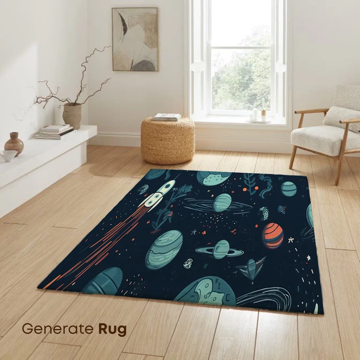 Cosmic Garden: Planetary Bloom in Space - Image 6