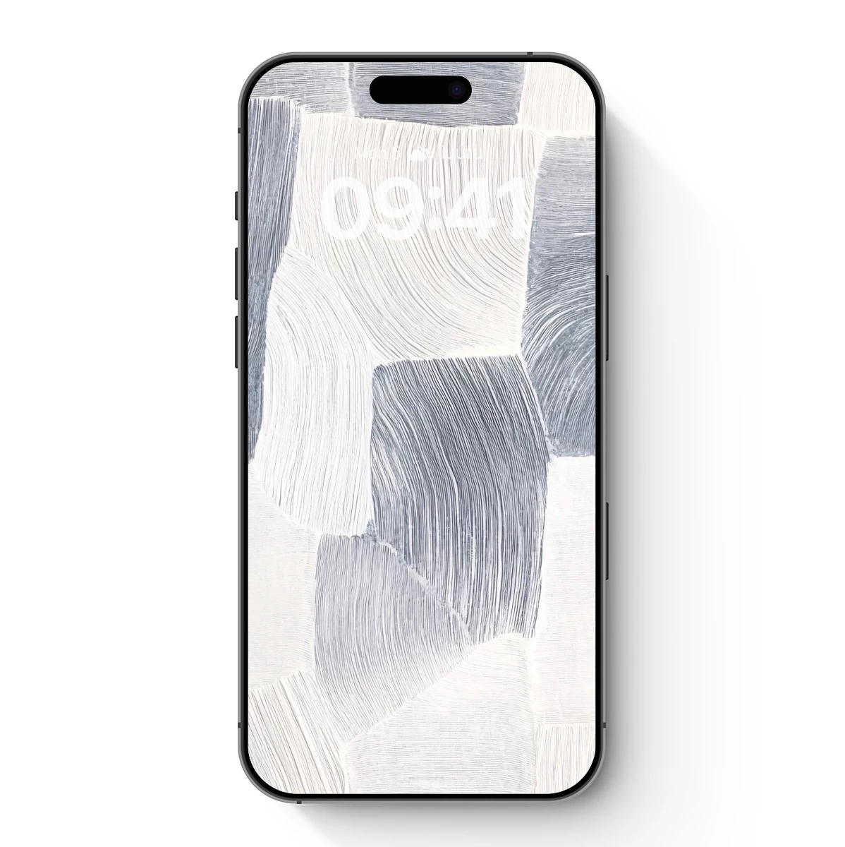 Abstract Brushstroke Symphony in Monochrome