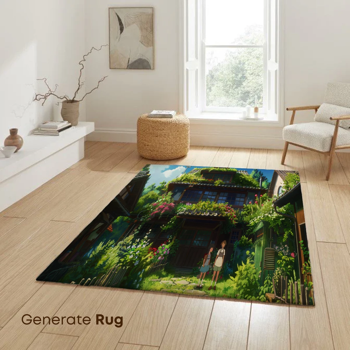 Enchanted Cottage: A Verdant Haven in Bloom - Image 6