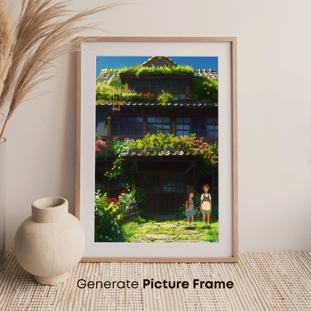 Enchanted Cottage: A Verdant Haven in Bloom - Image 7