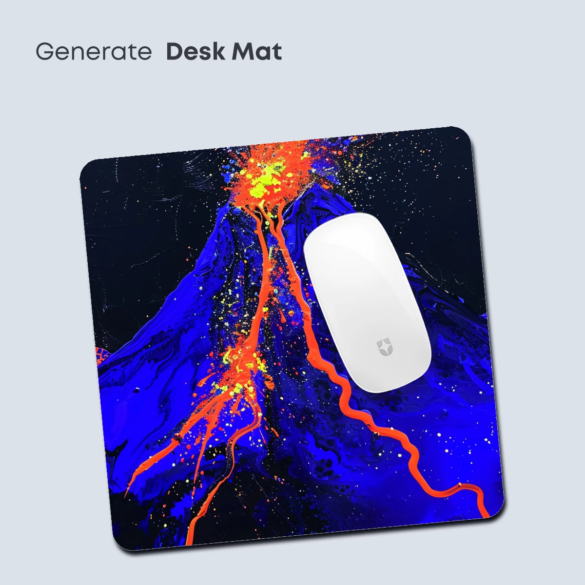 Erupting Cosmic Volcano: Abstract Fusion Art - Image 4