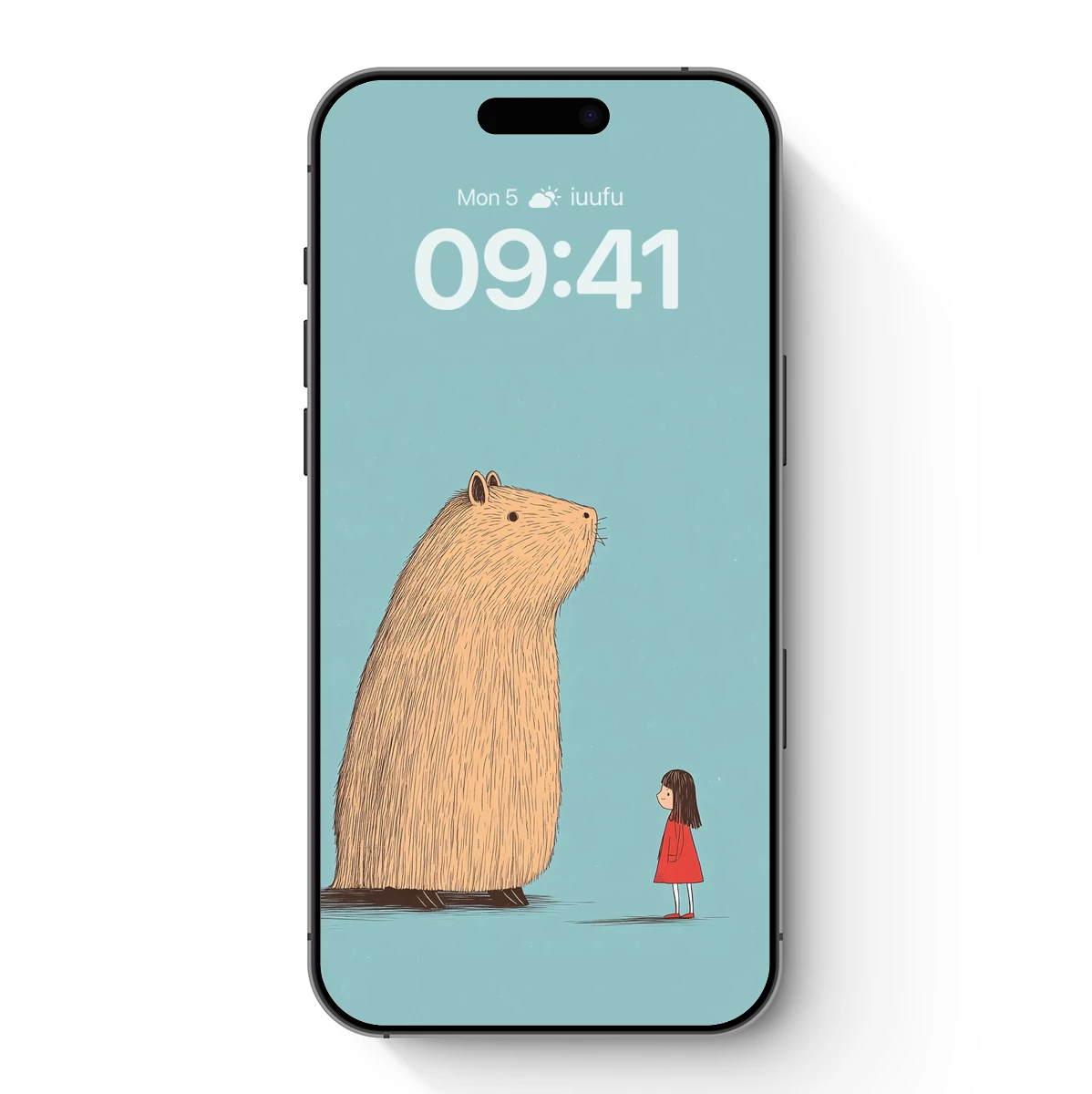 Giant Beaver and Tiny Girl: Whimsical Scale Play Giant Beaver and Tiny Girl: Whimsical Scale Play