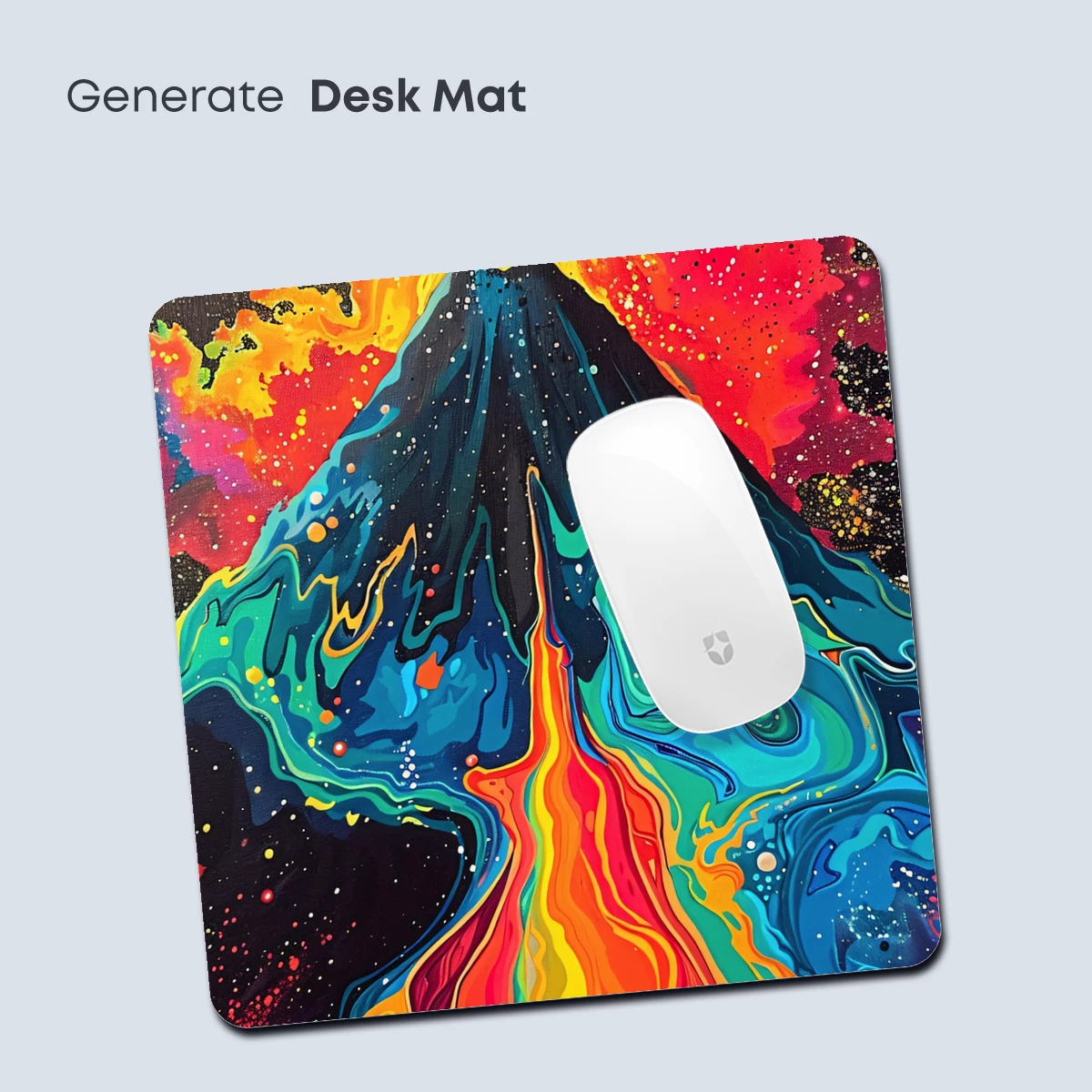 Cosmic Volcano Eruption: A Fusion of Fire and Stars - Image 4