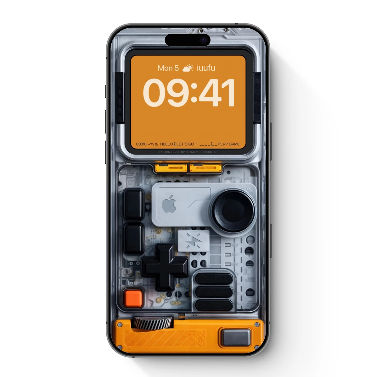 Cyber Retro Game Console Art