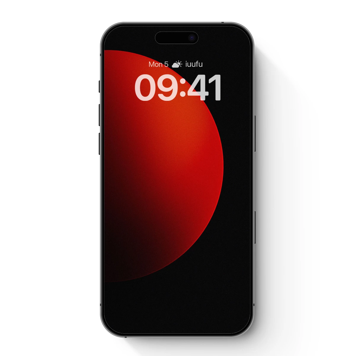 Eclipse of Crimson: Celestial Half-Sphere