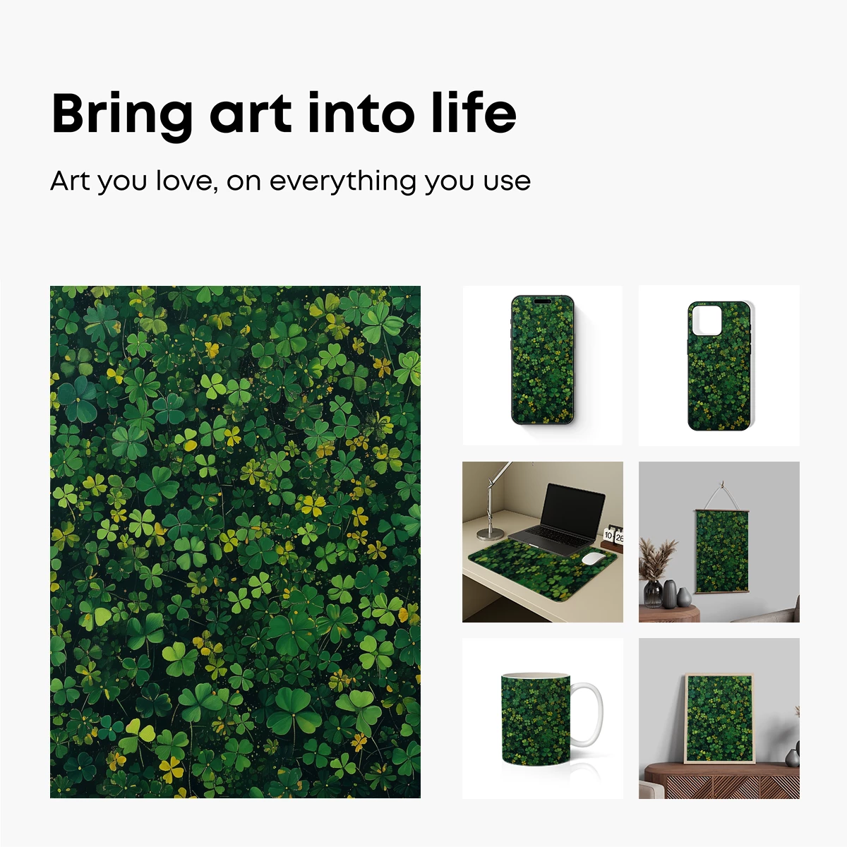 Lush Clover Canopy: Nature's Verdant Tapestry - Image 2