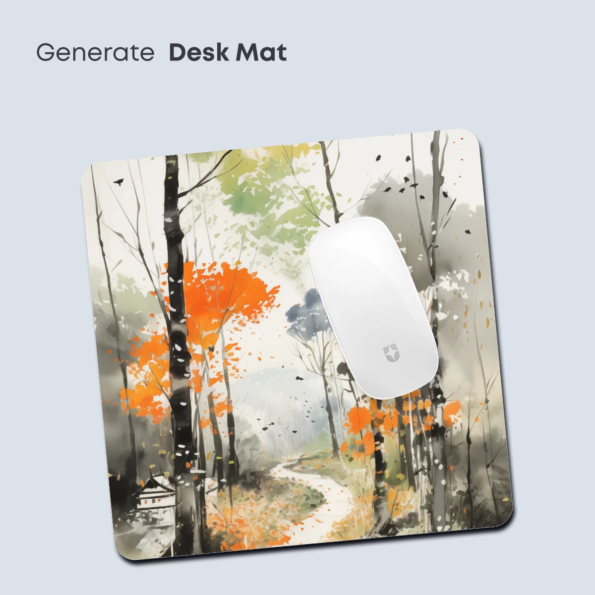 Autumnal Forest Path: Watercolor Whispers - Image 4