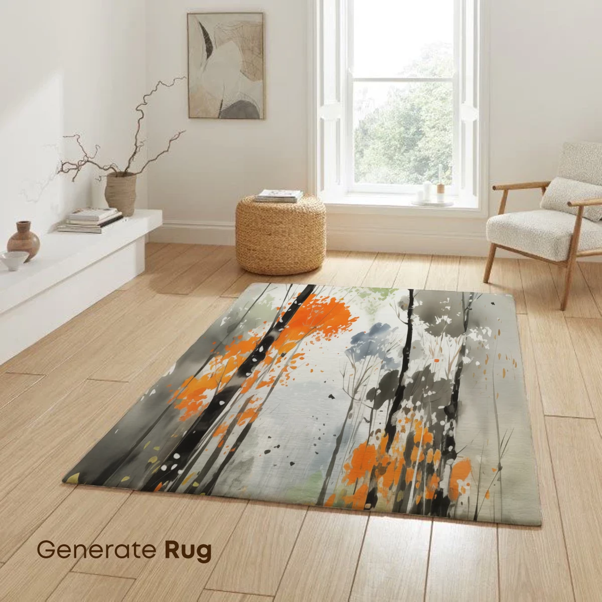 Autumnal Forest Path: Watercolor Whispers - Image 6