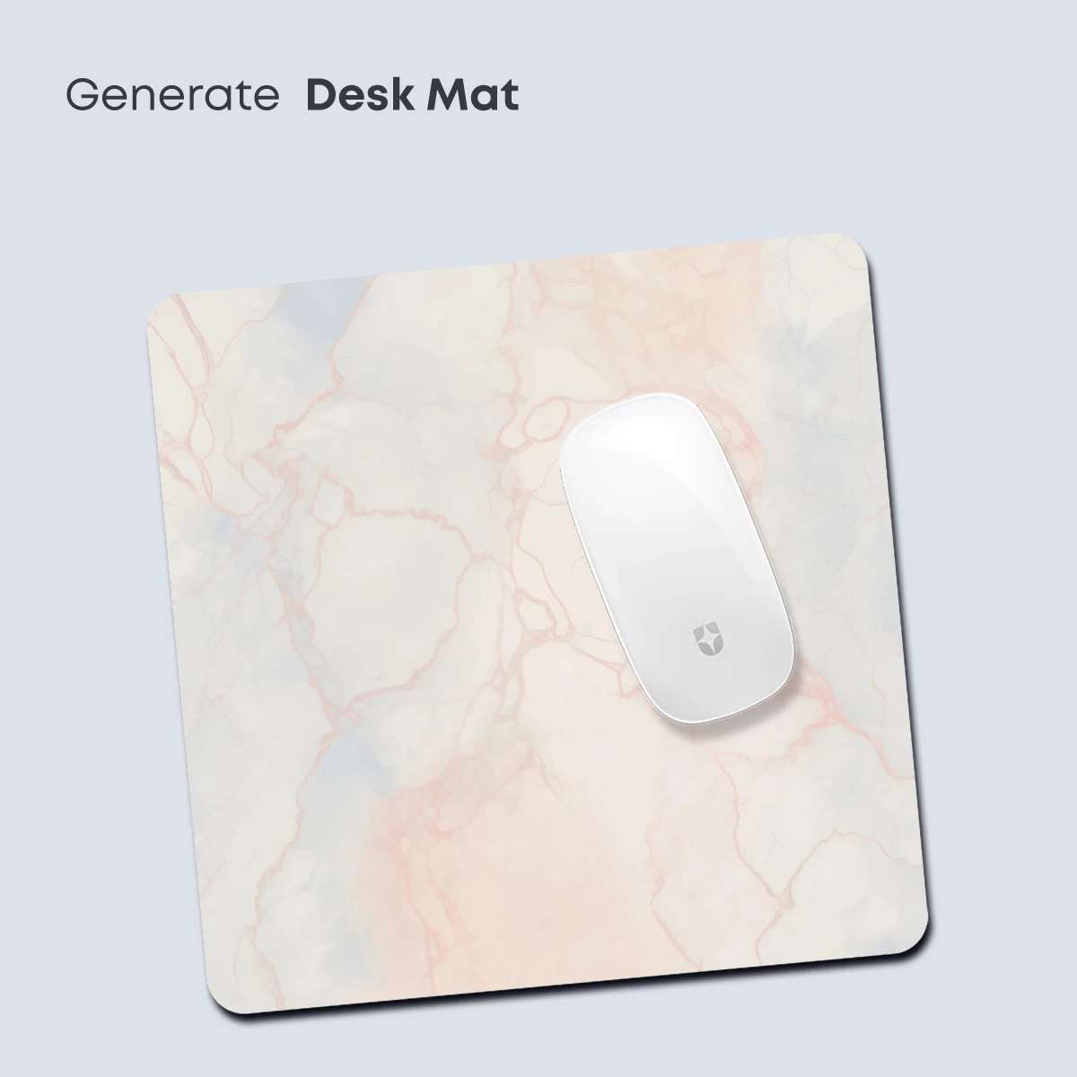 Ethereal Marble Veins: Pink and Blue Harmony - Image 4
