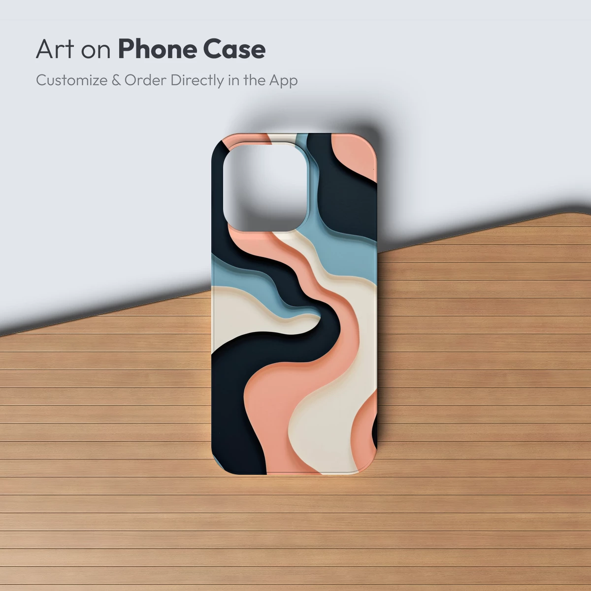 Fluid Layers: Abstract Wavy Artistry - Image 3