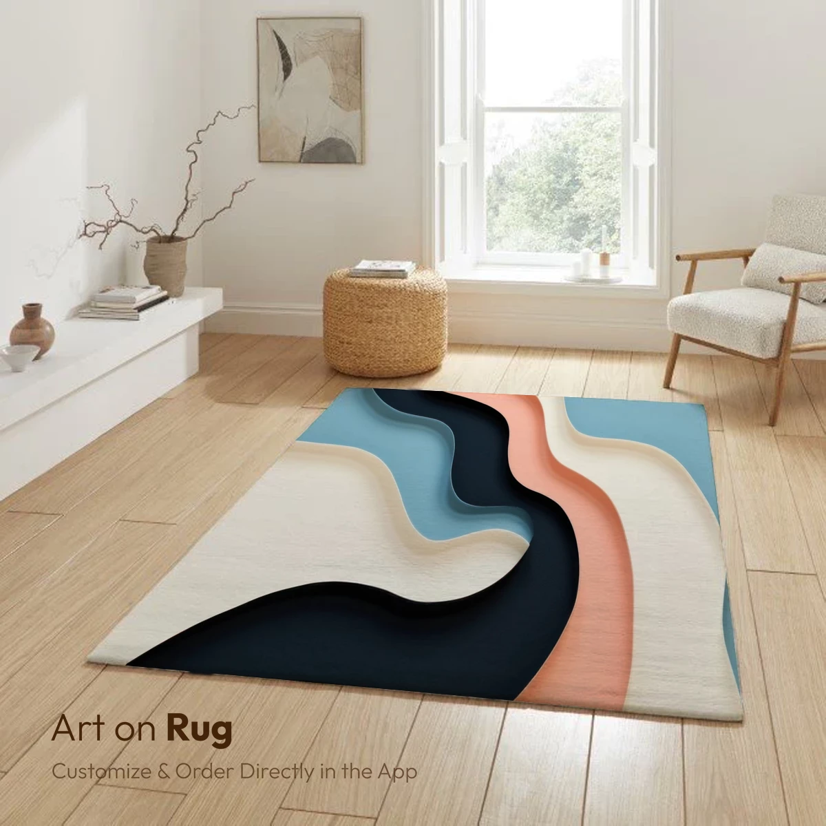 Fluid Layers: Abstract Wavy Artistry - Image 6