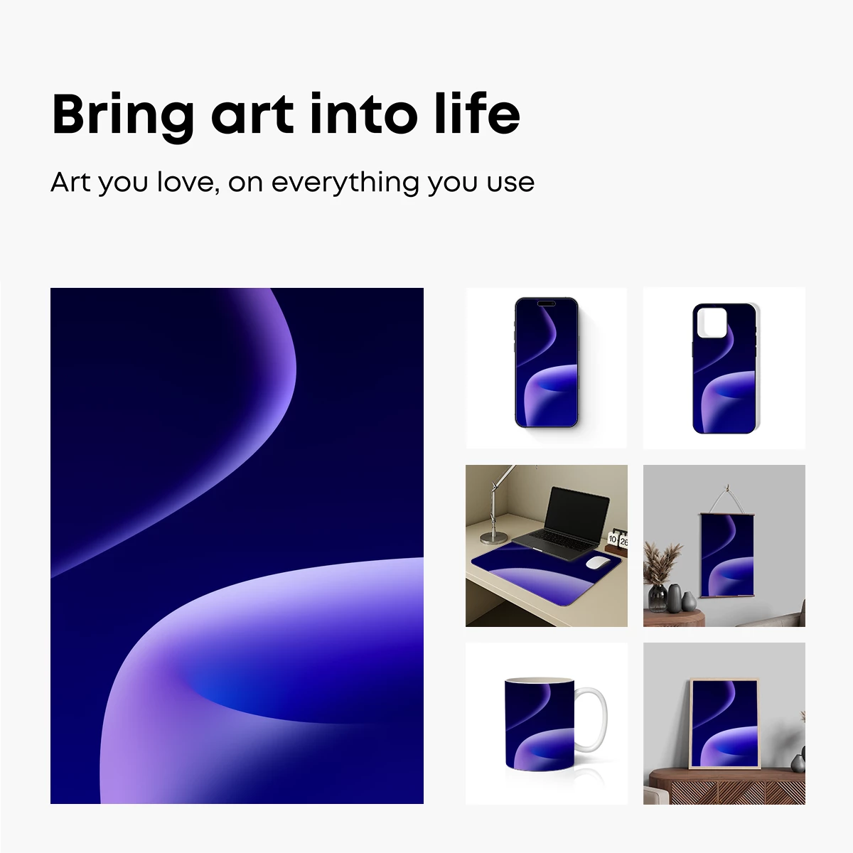 Ethereal Blue Curves: A Dance of Light and Shadow - Image 2