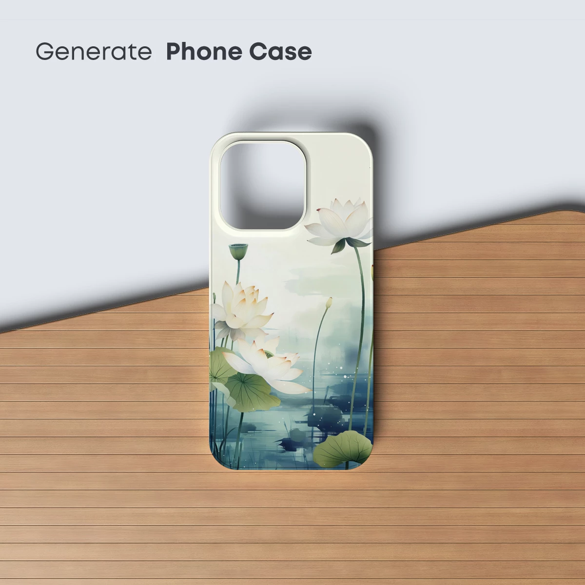 Ethereal Lotus Serenity: Watercolor Harmony - Image 3