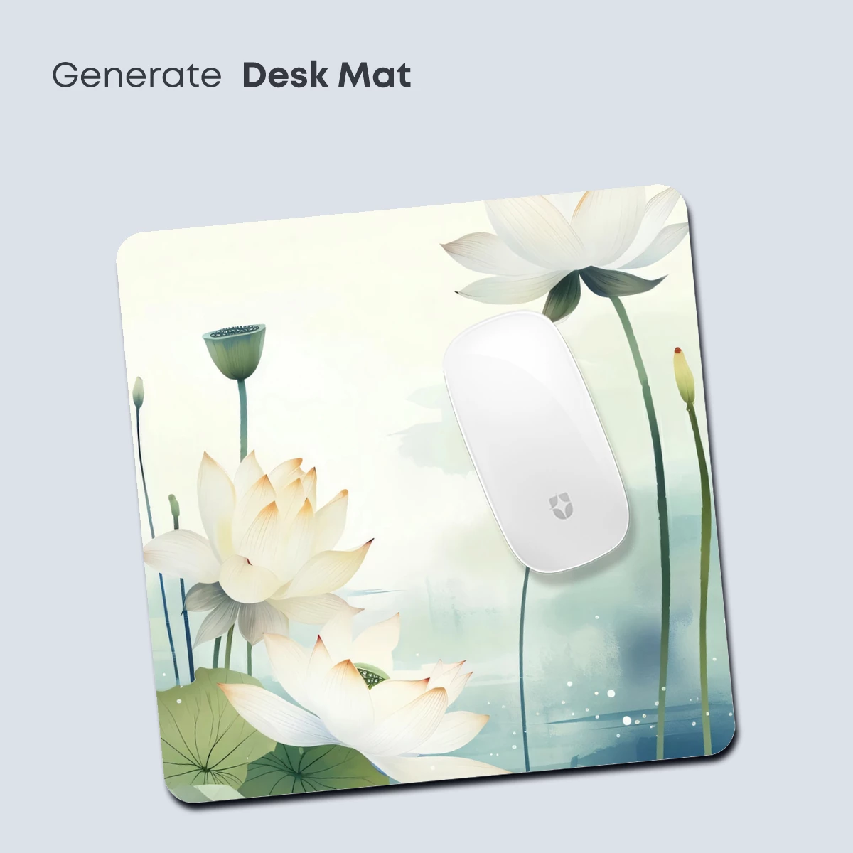 Ethereal Lotus Serenity: Watercolor Harmony - Image 4