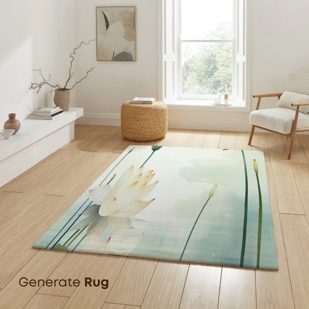 Ethereal Lotus Serenity: Watercolor Harmony - Image 6