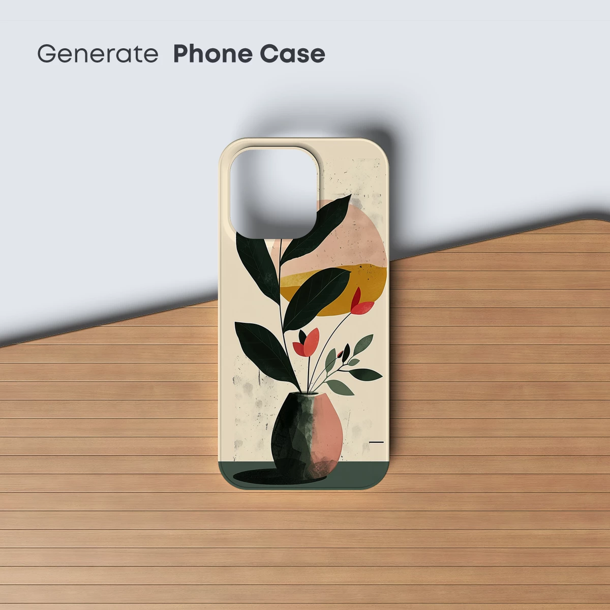 Abstract Vase Elegance: Modern Floral Artistry - Image 3