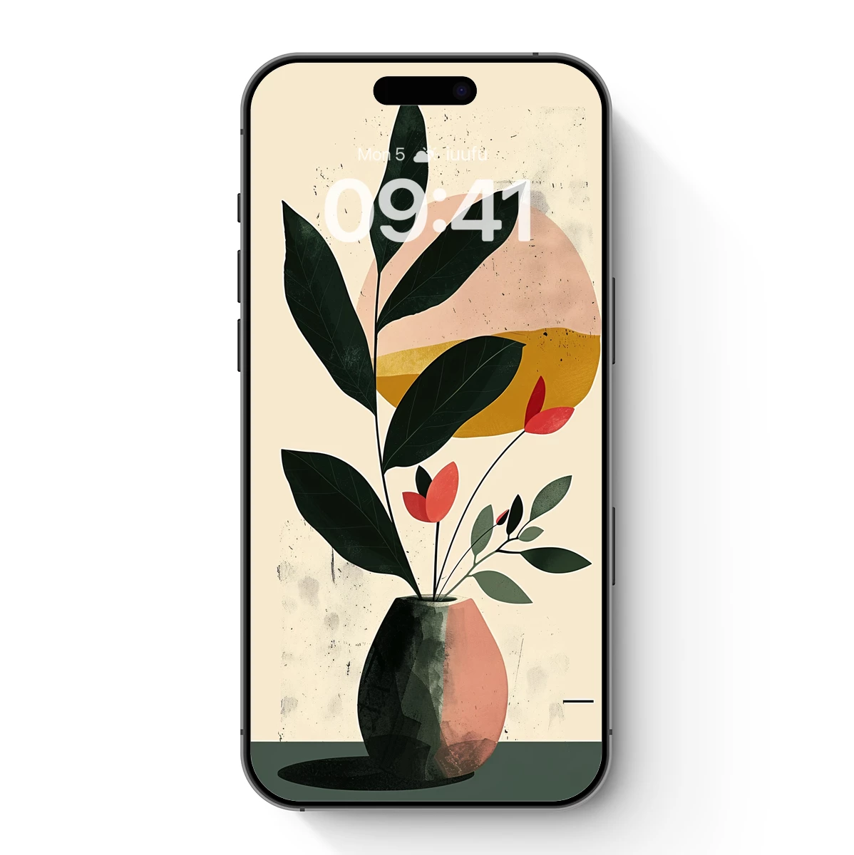 Abstract Vase Elegance: Modern Floral Artistry