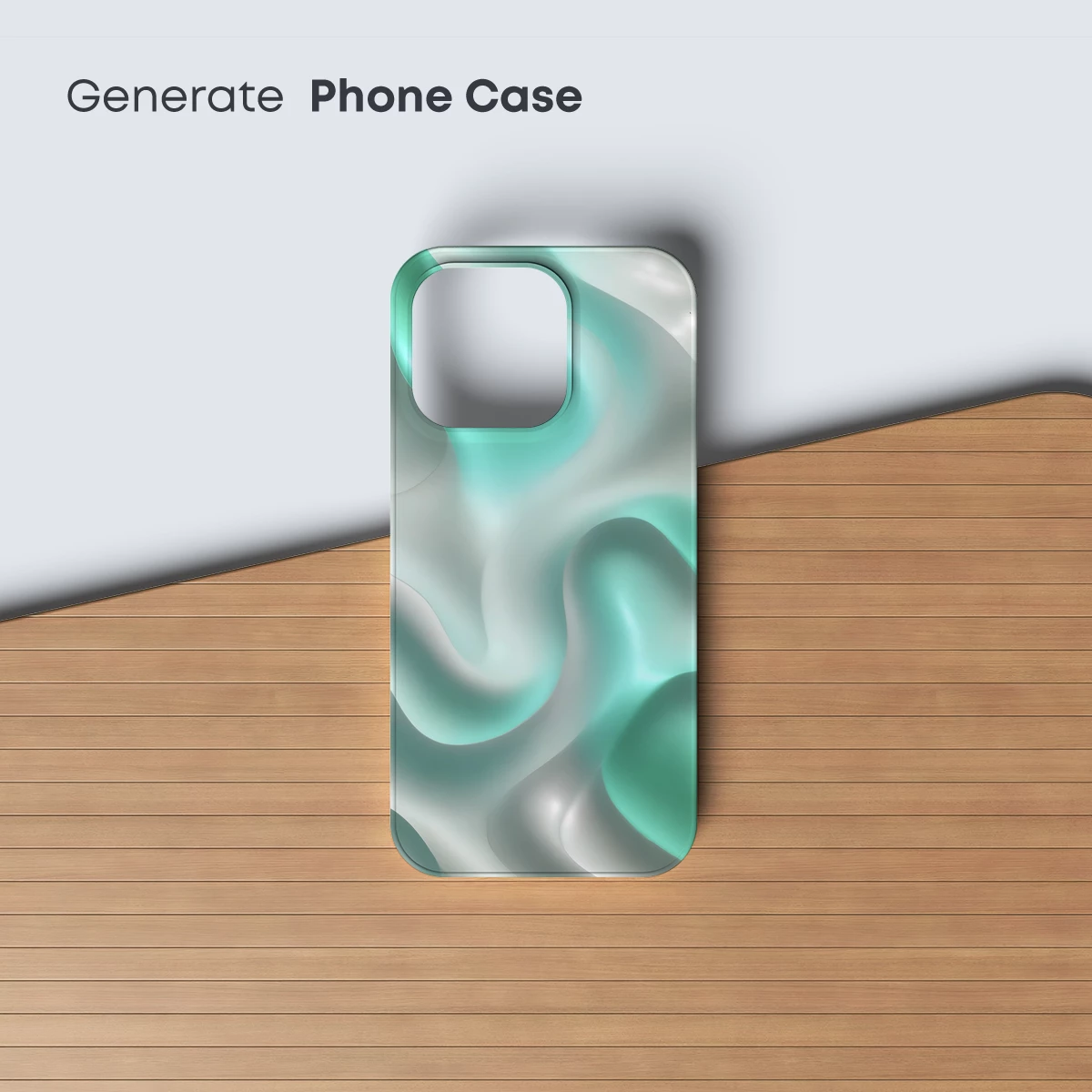 Ethereal Aqua Waves: A Fluid Symphony in Pastel - Image 3