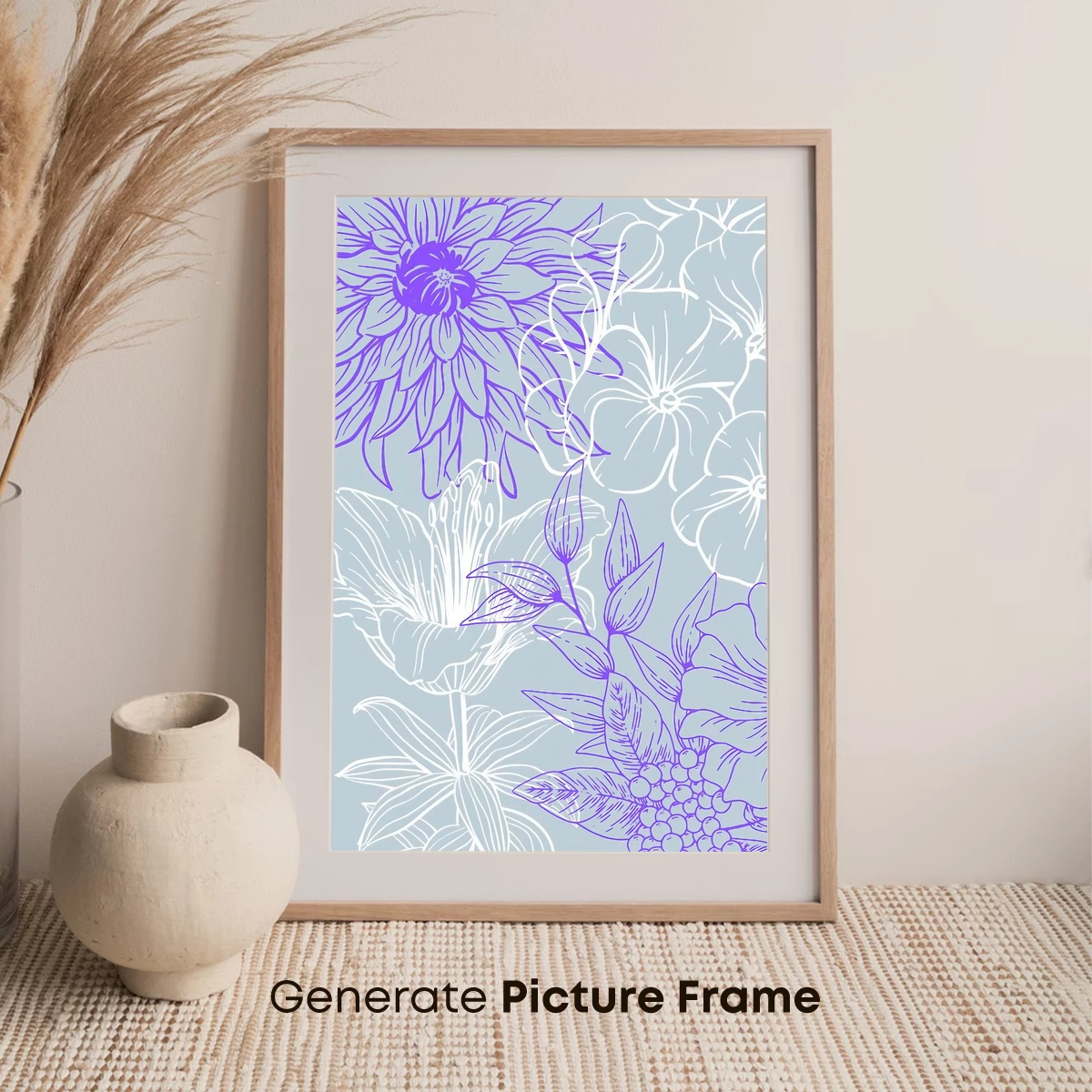 Ethereal Floral Sketches in Pastel Hues - Image 7