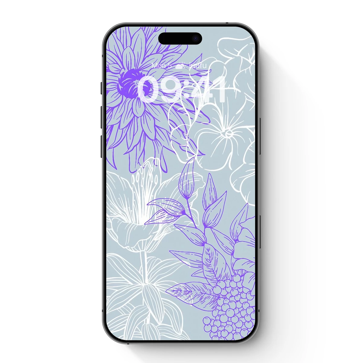 Ethereal Floral Sketches in Pastel Hues