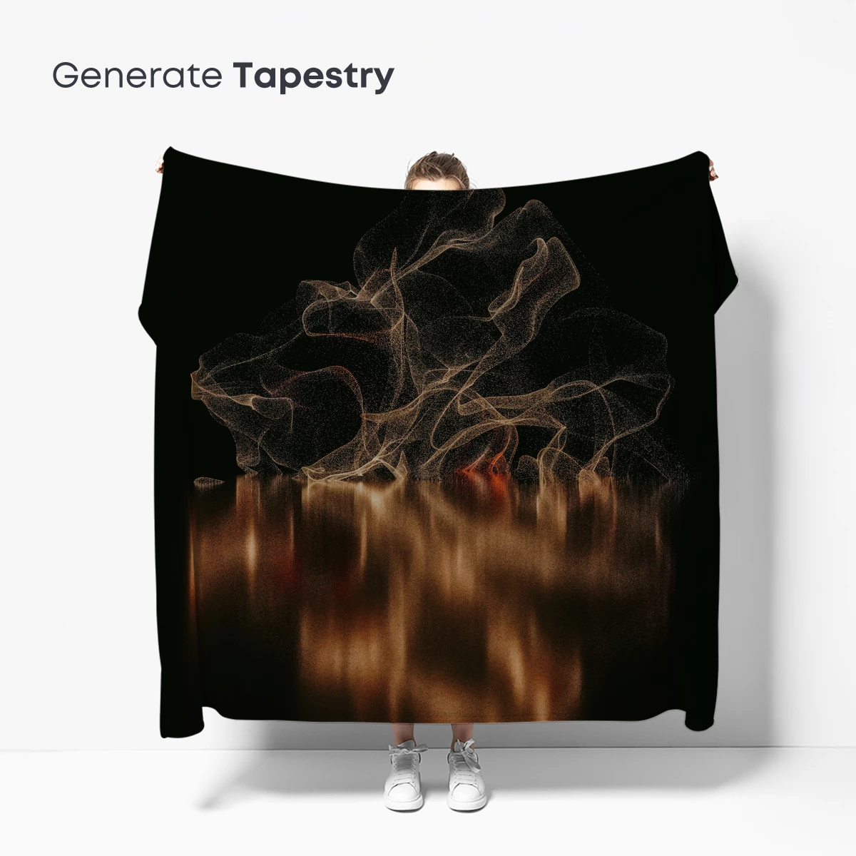 Ethereal Smoke Reflections: A Dance of Light and Shadow - Image 5